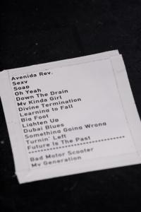 Set List