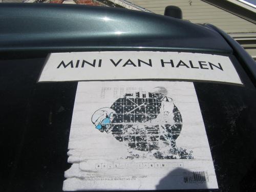 The Mini Van Halen Mobile ..Roadtrip to another show!