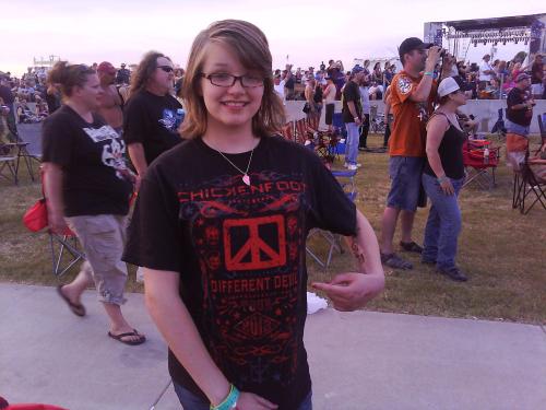 Her 1st Concert, her first shirt..Go Kit-Cat..