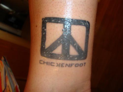 My Chickenfoot tattoo